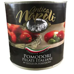 Томаты целые очищенные в томатном соке Antica Napoli 2,5кг ж/б, 6шт/кор