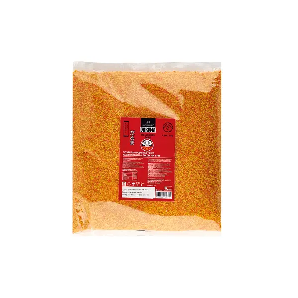 Сухари панировочные Панко Golden Mix 4мм Kaneshiro Daruma Resfood 1кг, 10шт/кор, Россия