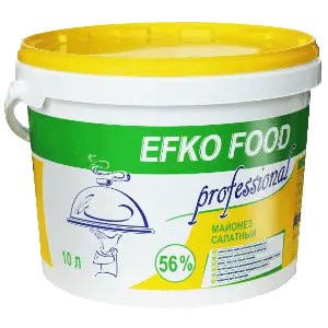 Майонез EFKO FOOD professional 50% 10л/9,34кг ведро