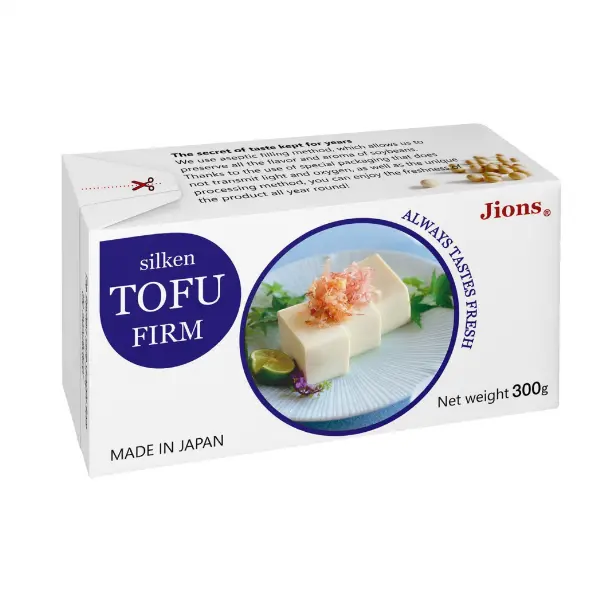 Продукт соевый Тофу шелковый Jions 300гр, 12шт/кор, Япония