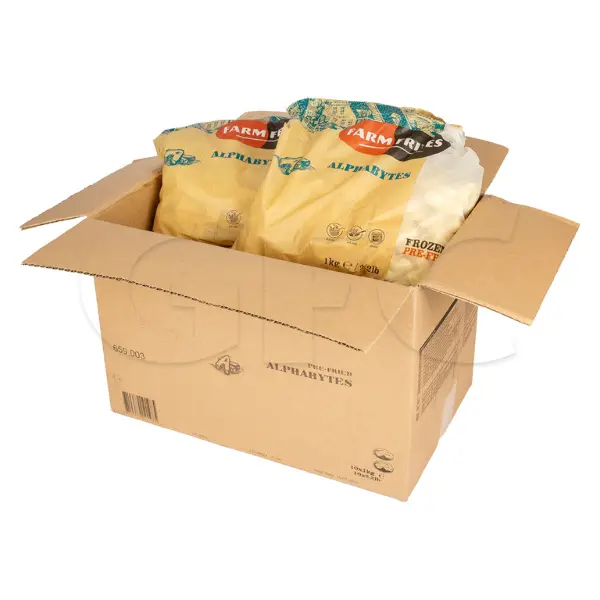 Картофель фри Алфавит Farm Frites 1кг, 10шт/кор
