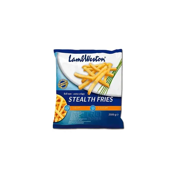 Картофель фри 9*9мм Стелс Lamb Weston 2,5кг, 4шт/кор