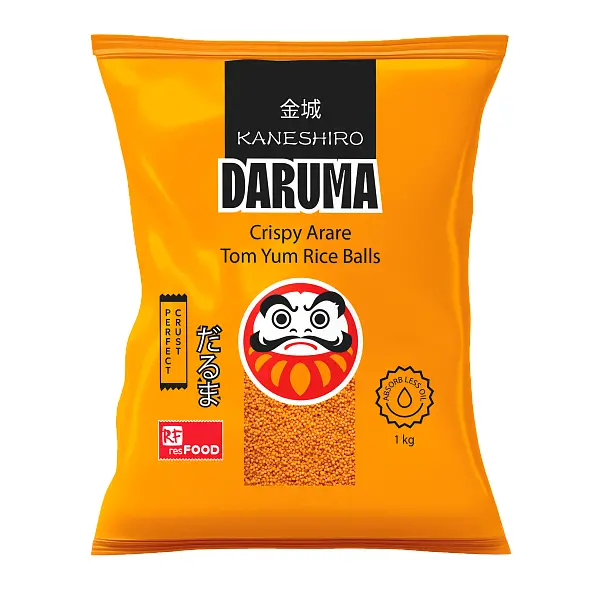 Шарики из рисовой муки со вкусом Том Ям Arare/Kaneshiro Resfood 1кг, 10шт/кор, Россия