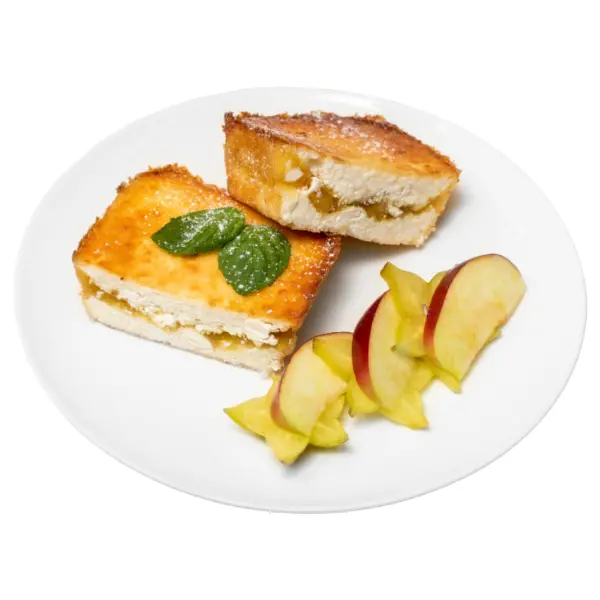 Запеканка творожная с яблочным вареньем AMK Foods 1кг, 6шт/кор