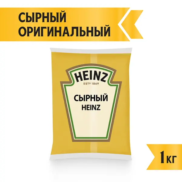 Соус сырный Heinz 1кг, 6шт/кор