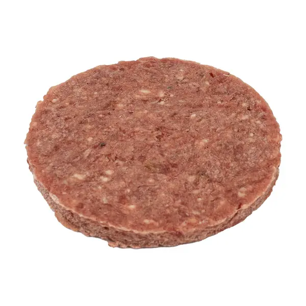 Котлета для гамбургера из говядины деликатесная с солью и перцем Uniburger 110гр, 5кг/кор