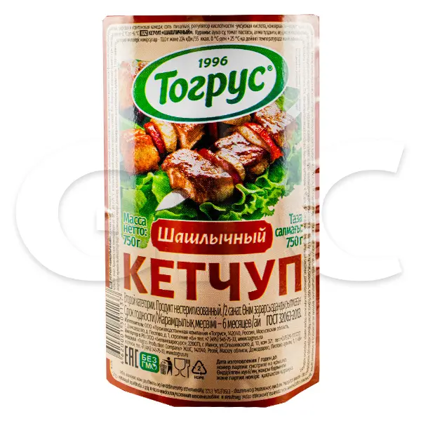 Кетчуп шашлычный Тогрус 750гр, 8шт/кор