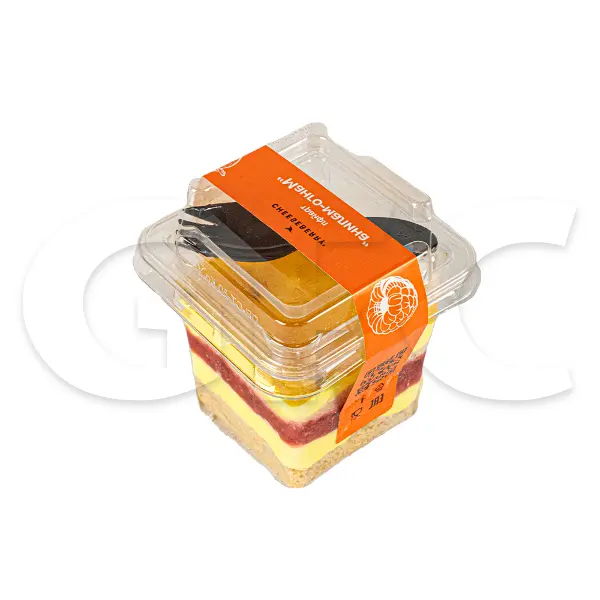 Пирожное трайфл Манго-малина Сheeseberry 100гр, 15шт/кор