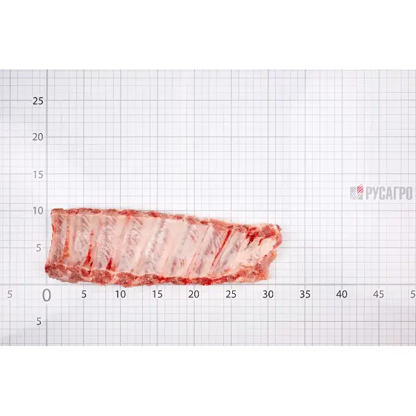 Свинина ребра с корейки с/м Тамбовский Бекон ~700гр, ~10,5кг/кор