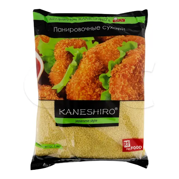 Сухари панировочные оранжевые/желтые Gold Kaneshiro 1кг, 10шт/кор, Малайзия МАЙБОКС