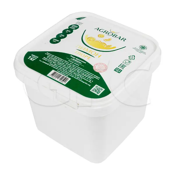 Пюре Лимон Агробар 1кг, 6шт/кор