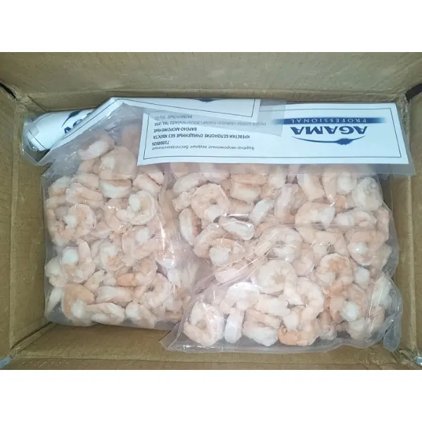Креветка ваннамей в/м очищенная б/г без вены 51/60 M/S DEVI SEAFOODS LTD 916 1кг, 5кг/кор, Индия