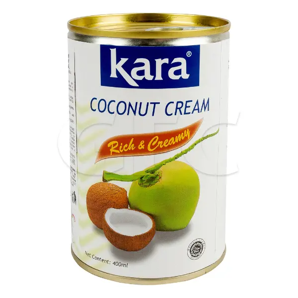 Сливки кокосовые 25% classic Kara 400мл ж/б, 24шт/кор, Индонезия
