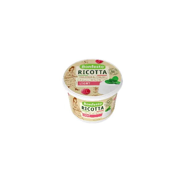 Сыр Рикотта Light 40% Bonfesto 500гр, 6шт/кор