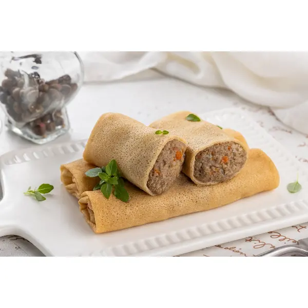 Блинчики мини с говядиной Дако 40гр, 75шт/кор