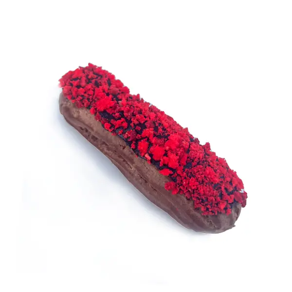 Эклер шоколадный Ягодный восторг Macaronshop 50гр, 10шт/упак, 4упак/кор