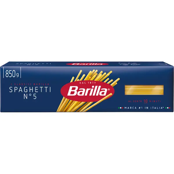 Паста BARILLA Cпагетти 850гр, 12шт/кор