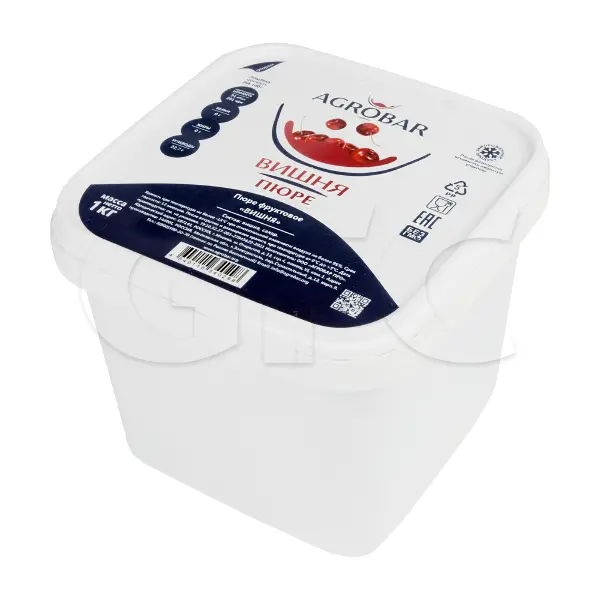 Пюре Вишня Агробар 1кг, 5шт/кор