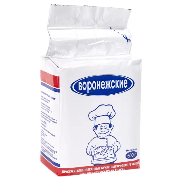 Дрожжи быстродействующие "Воронежские"  500г*20шт