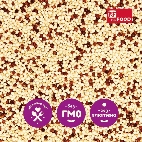 Киноа микс Esoro Resfood 500гр дойпак, 35шт/кор