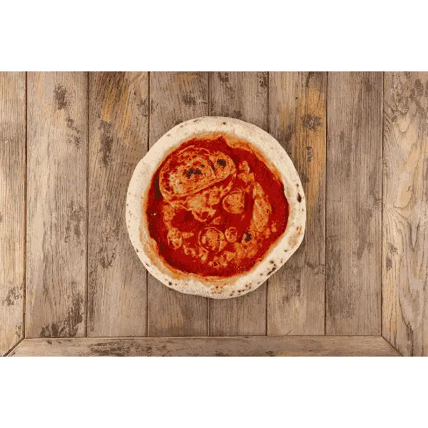 снова для Неаполитанской пиццы круглая с томатом 26см PAPA NAPOLI 280гр, 10шт/кор