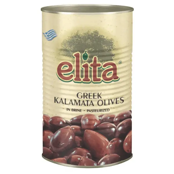 Оливки каламата с косточкой Colossal ELITA 4250мл (2кг) Греция