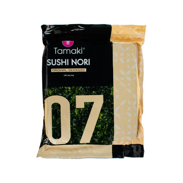 Водоросли Нори №7 Tamaki 300гр, 100л, 50шт/кор, Китай