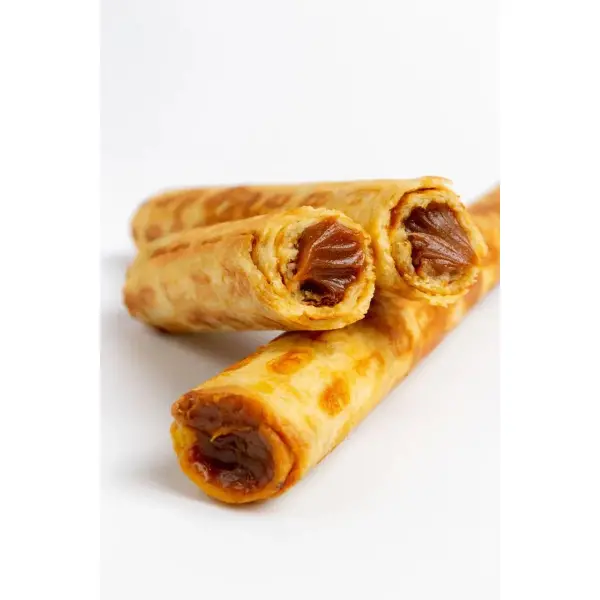 Трубочка вафельная со сгущенкой Macaronshop 75гр, 30шт/кор