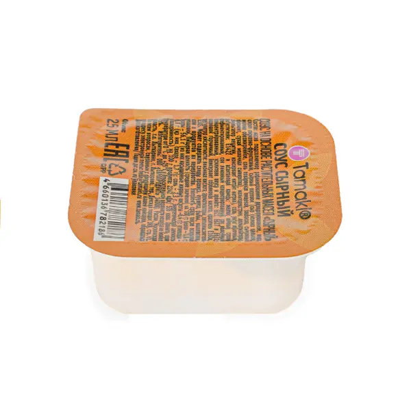 Соус сырный на основе растительных масел Tamaki дип-пот 25мл, 60шт/кор