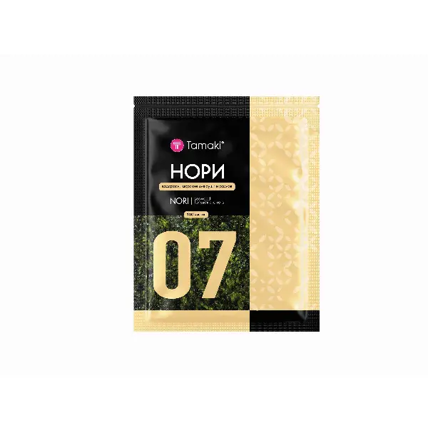 Водоросли Нори №7 Tamaki 300гр, 100л, 50шт/кор, Китай