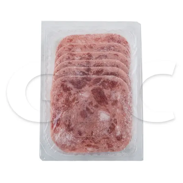 Ветчина Дмитровская из свинины категории В нарезка 20гр зам квадратная Знаменский ~350гр, ~5,6кг/кор