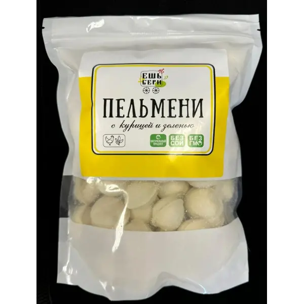 Пельмени с курицей и зеленью ЕшьБери 300гр, 30шт/кор
