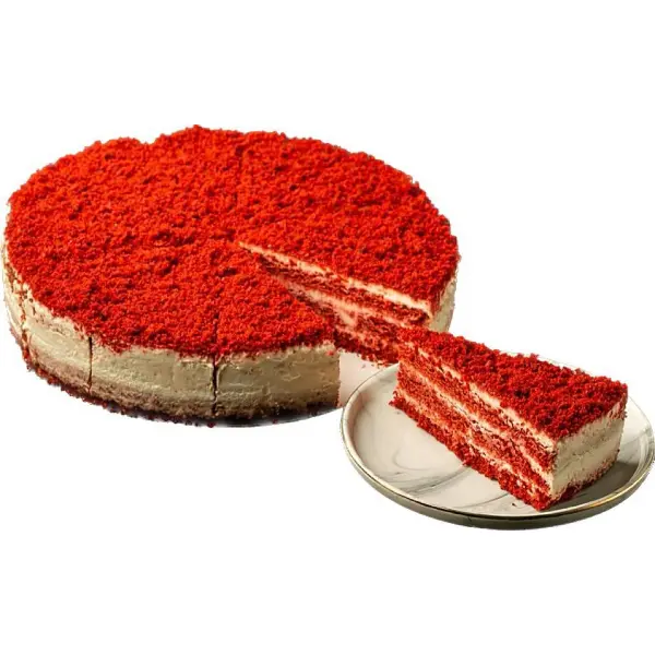 Торт Красный бархат Frozen Cake 120гр, 12 порций/1,44кг/шт, 4шт/кор