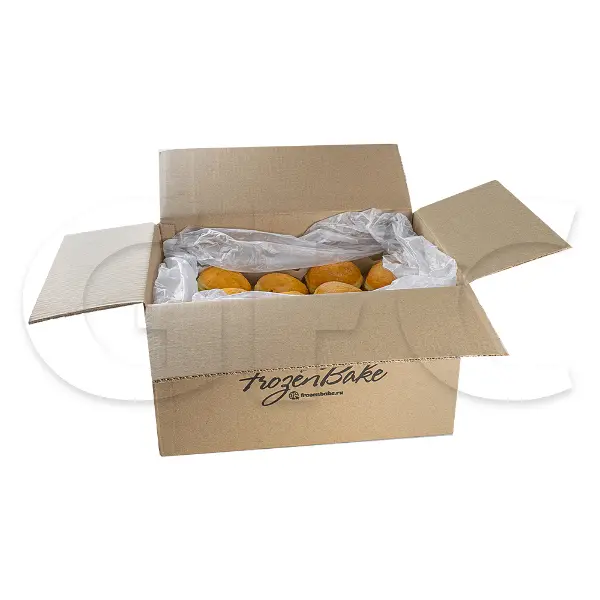 Пончик с шоколадной начинкой Frozenbake 60гр, 48шт/кор