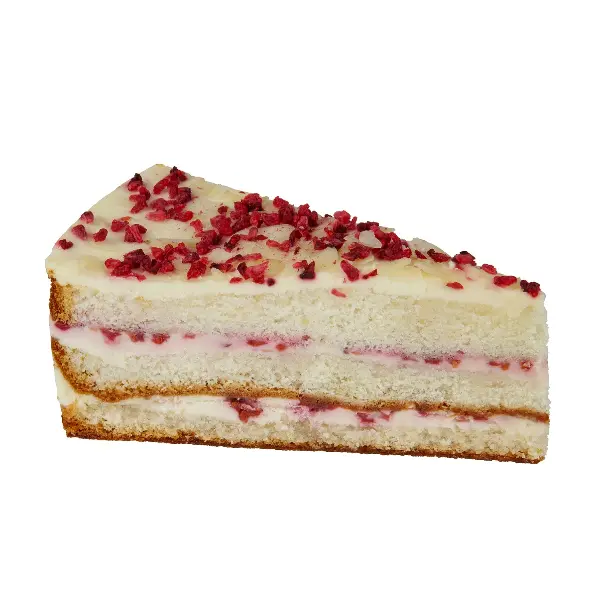 Торт сметанно-малиновый ГурманГрад 128гр, 12 порций/1,54кг/шт