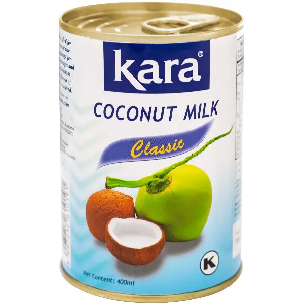 Молоко кокосовое 17% classic Kara 400мл ж/б, 24шт/кор, Индонезия