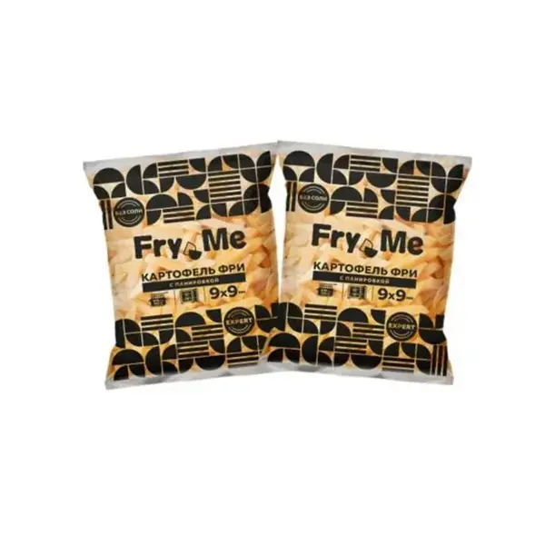 Картофель фри в панировке 9*9мм Fry Me 2,5кг, 5шт/кор
