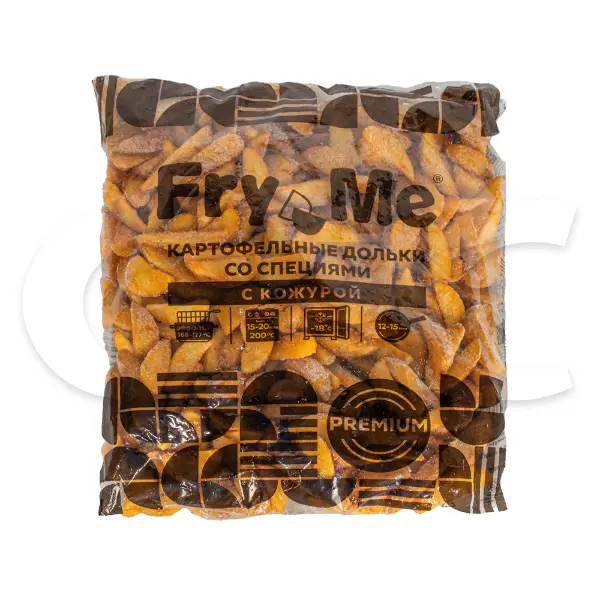 Картофель дольки со специями Fry Me 2,5кг, 5шт/кор