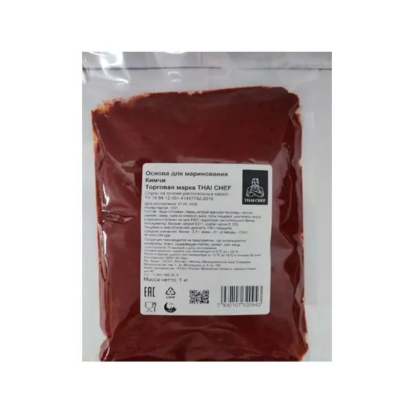 Паста Кимчи THAI CHEF 1кг, 10шт/кор