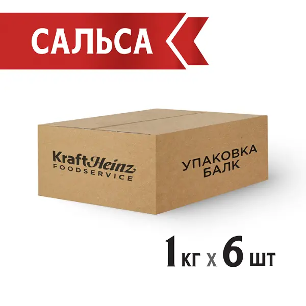 Соус Сальса жгуче-острый томатный Heinz 1кг, 6шт/кор