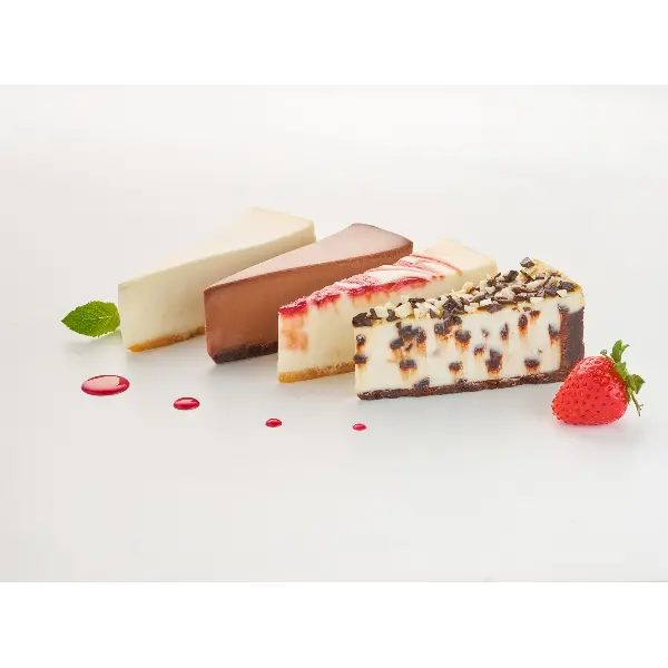 Чизкейк Нью-Йорк Ассорти Cheeseberry 103гр, 16 порций/1,66кг/шт, 3шт/кор