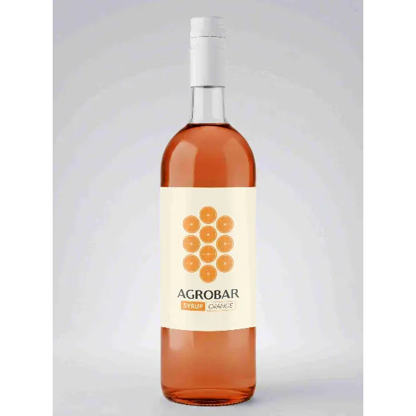 Сироп Апельсин AGROBAR SYRUP 1л, 6шт/кор