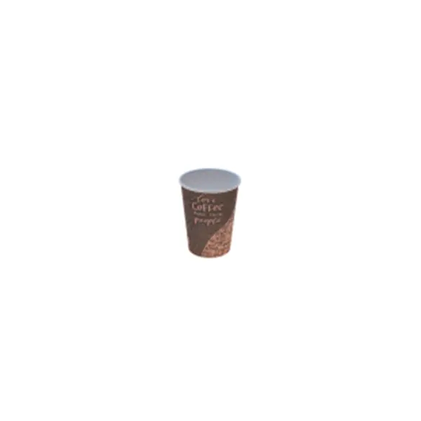 Стакан картонный одностенный Coffee d80мм 250мл SaaMi, 1000шт/кор