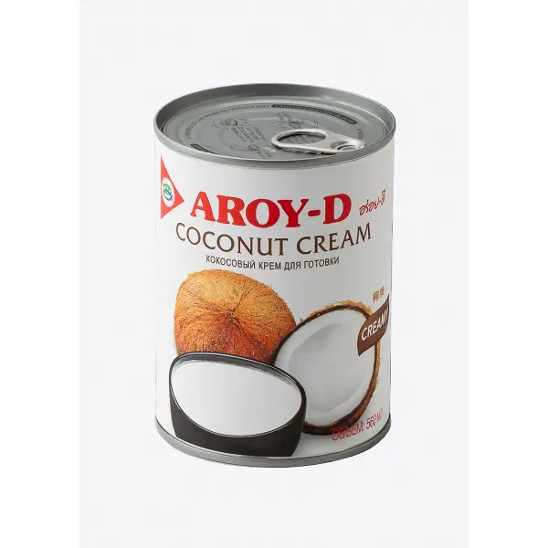 Сливки кокосовые Aroy-D 560мл ж/б, 24шт/кор