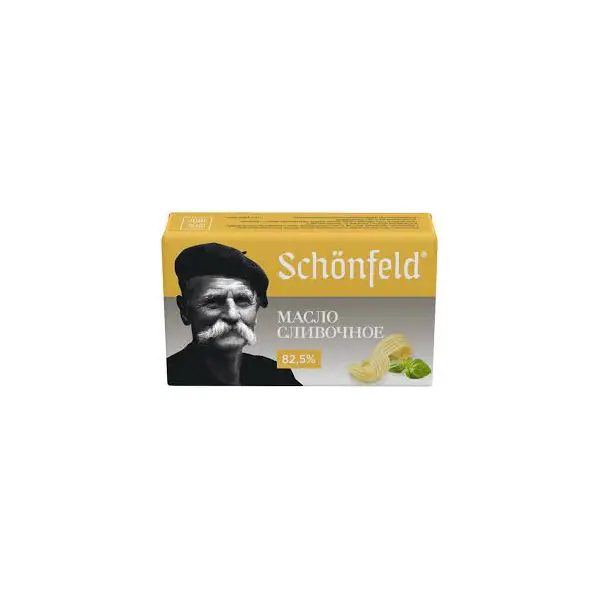 Масло сливочное Традиционное Schonfeld 82,5% ГОСТ 180г