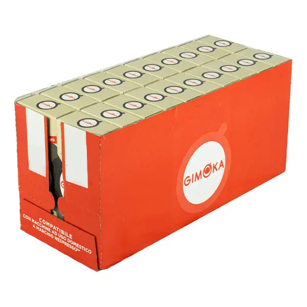 Кофе капсульный формата Nespresso Classic Vellutato Gimoka 10 капсул, 90гр, 20шт/кор