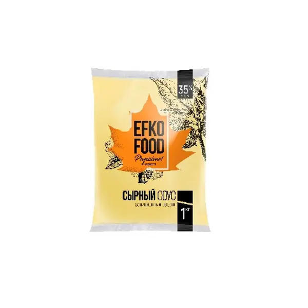 Соус сырный 35% EFKO FOOD professional 1кг балк, 10шт/кор