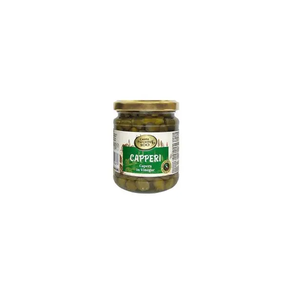 Каперсы в уксусе "Cento Percento" 200 гр.*12