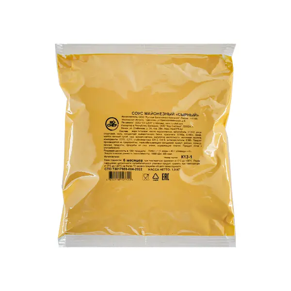 Соус сырный RU-CHEF 1кг, 4шт/кор