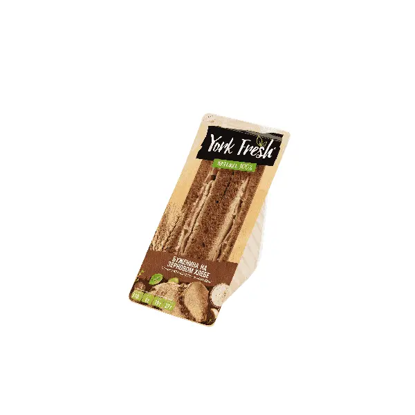 Сэндвич с бужениной на зерновом хлебе YORK FRESH 150гр, 6шт/кор